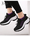 Xajzpa - Women’s Walking Shoes Fashion Sock Sneakers Breathe Comfortable Nursing Casual Platform