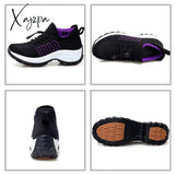 Xajzpa - Women’s Walking Shoes Fashion Sock Sneakers Breathe Comfortable Nursing Casual Platform