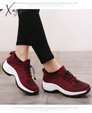 Xajzpa - Women’s Walking Shoes Fashion Sock Sneakers Breathe Comfortable Nursing Casual Platform