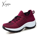 Xajzpa - Women’s Walking Shoes Fashion Sock Sneakers Breathe Comfortable Nursing Casual Platform