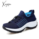 Xajzpa - Women’s Walking Shoes Fashion Sock Sneakers Breathe Comfortable Nursing Casual Platform