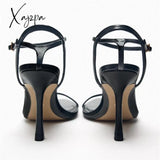 Za Fashion Pointed Toe Shoes Woman’s Sandals 2023 Elegant Thin Heeled Female High Heels Ladies