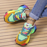 Xajzpa - Green Casual Sportswear Daily Patchwork Round Out Door Shoes