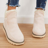 Xajzpa - Classic Non-Slip Ankle Snow Booties Warm Fur Lining Boots