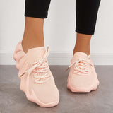 Xajzpa - Lightweight Slip on Running Sneakers Knitted Walking Shoes