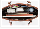 Xajzpa - 3pcs Crocodile Embossed Bag Set Large Capacity Handbag & Crossbody Bag & Coin Purse