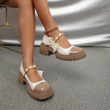 Xajzpa - Women Sweet Preppy Styledaily Casual Platform & Wedge Mary Janes