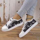 Xajzpa - Halloween Yellow Casual Daily Patchwork Printing Round Comfortable Shoes