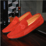 Xajzpa - Fashion Mens Loafers Zapatos De Hombre Formal Dresses Men Shoes Business Casual Green Orange Moccasin Sneakers Flats Walking