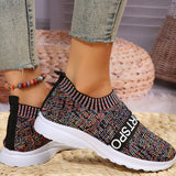 Xajzpa - Multicolor Casual Sportswear Patchwork Letter Printing Round Comfortable Out Door Sport Shoes