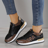 Xajzpa - Black Casual Sportswear Daily Patchwork Printing Round Comfortable Out Door Sport Shoes