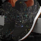 Xajzpa - Black Casual Sportswear Round Sport Breathable Sneakers