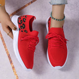 Xajzpa - Red Casual Sportswear Daily Patchwork Frenulum Round Comfortable Out Door Sport Running Shoes