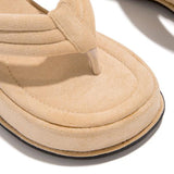 Xajzpa - Soft Faux Suede Platform Sandals