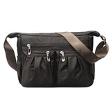 Xajzpa - Fashion Women Shoulder Messenger Bag Nylon Oxford Lightweight Waterproof Zipper Package Large Capacity Travel Crossbody Bag