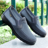 Xajzpa - Slip-On Men'S Casual Shoes Men Summer Style Mesh Flats For Men Loafer Creepers Casual Shoes Comfortable shoes 38-48