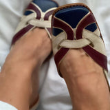 Xajzpa - Vintage Color Block Med Heels