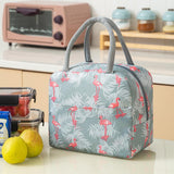 Xajzpa - Portable Lunch Bag New Thermal Insulated Lunch Box Tote Cooler Handbag Bento Pouch Dinner Container School Food Storage Bags