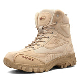 Xajzpa - New Big Size 39-48 Military Boots Outdoor Men Special Force Desert Tactical Comfortable Ankle Boots Men Work Boots