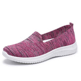 Xajzpa - Hot Sale Women's Flat Shoes Summer Mesh Breathable Casual Flats Sneakers Ladies Knitting Shallow Comfort Walking Shoes