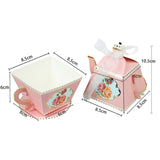 Xajzpa - Wedding Welcome Bags Candy Boxes Teapot Party Favors Wedding Gifts for Guests Baby Shower Birthday Party Packaging Box  Decoration 10Pcs Gift Bags