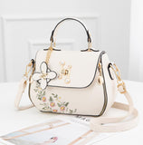 Xajzpa - Fashion Embroidery Female Bag New Handbags Small Bag Sweet Lady Shoulder Bag High Quality PU Leather Messenger Bag