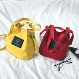 Xajzpa - Women's Mini Corduroy Shoulder Bag Female New Small Canvas Handbag Totes Ladies Casual Vintage Purse Cloth Bucket Pouch For Girl
