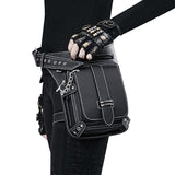 Xajzpa - Steam Punk Waist Leg Hip Belt Banana Bag Outdoor Shoulder Bag Mobile Phone Waist Bag Fanny Packs Pack For Women Purse Cyberpunk