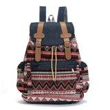 Xajzpa - Women Printing Backpack Canvas School Bags For Teenagers Shoulder Bag Weekend Travel Bagpack Rucksack Bolsas Mochilas Femininas
