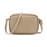 Xajzpa - fashion beige leather bag small shoulder bag for women mini crossbody bag female mobile phone bag casual travel messenger bags