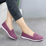 Xajzpa - Mothers shoes, fabric loafers for women, casual sneakers for spring and summer, flat heels, breathable flat shoes