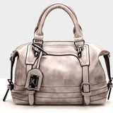 Xajzpa - Vintage Women&#39;s Handbags Fashion Leather Crossbody Brand Shoulder Bags Ladies Totes Bag Large Capacity Women Messenger Bag