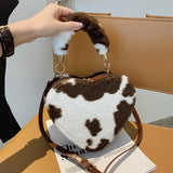 Xajzpa - Brand Heart Tote Bag For Women Stone Pattern PU Leather Crossbody Bags Female Small Shoulder Bags Cute Purse Handbags