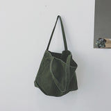 Xajzpa - Fashion Women Canvas Shoulder Shopper Bag Cotton Cloth Large Capacity Students Female Handbags Eco Fabric Tote Shopping Bags