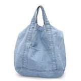 Xajzpa - New Denim Bag Neutral And Women Canvas Bag Large Shopping Bag Art Student Bag Unisex Shoulder Bag