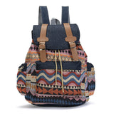 Xajzpa - Women Printing Backpack Canvas School Bags For Teenagers Shoulder Bag Weekend Travel Bagpack Rucksack Bolsas Mochilas Femininas