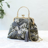 Xajzpa - Fashion Vintage Fringe Bag Small Shell Bags Chain Women Shoulder Crossbody Bag Crane Flying Women's Handbags Purses