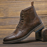 Xajzpa - Size 7~13 Men Boots New Arrival Fashion Brand Comfortable Ankle Boots For Men #AL633