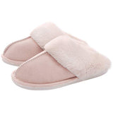 Xajzpa - Men Winter New Cotton Slippers Outdoor Fashion Warm Indoor Bedroom Cotton Plush Shoes Fleece Fluffy Couple Memory