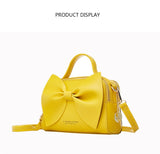 Xajzpa - Elegant Women Leather Handbags Female Shoulder Crossbody Bags for Women Handbags High Quality Ladies Messenger Hand Bags Bow NEW