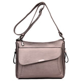 Xajzpa - Genuine Quality Leather Luxury Purses and Handbags Women Bags Designer Multi-pocket Crossbody Shoulder Bags for Women 2023 Sac
