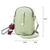 Xajzpa - women mobile phone bag cute mini shoulder bag PU leather small crossbody bag female gifts cash money bag ladies messenger bags