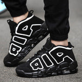 Xajzpa New Men Shoes Casual Sneakers High Top Air Basketball Tennis  Lace-Up Male Student Teens Light Breathable Running Lovers Travel
