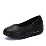 Xajzpa - Women Sneakers Flats Loafers Sweet Shallow Comfort Moccasins Slip-on PU Platform Ladies Vulcanized Shoes Walking Sneakers