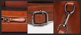 Xajzpa - Vintage Genuine Leather Bags Women Messenger Bags High Quality Oil Wax Female Leather Handbags Ladies Shoulder Bag New C836