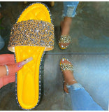 Xajzpa - Casual Beaded Flat Slippers