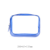 Xajzpa - PVC waterproof transparent cosmetic bag wash bath storage bag travel multi-function storage bag cosmetic handbag tool box