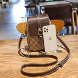 Xajzpa - Ladies Side Bags For Women New Trend Hot Luxury Shoulder Crossbody Leather Small Vintage Hanging Mobile Cell Phone Handbags