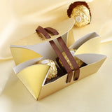 Xajzpa - New Ferrero Rocher Boxes Wedding Favors and Gifts Box Baby Shower Paper Candy Box  Wedding Decoration Sweet Gifts Bags Supplies