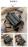 Xajzpa - Retro Radio Box Style Pu Leather Ladies Handbag Shoulder Bag Chain Purse Women's Crossbody Messenger Bag Flap